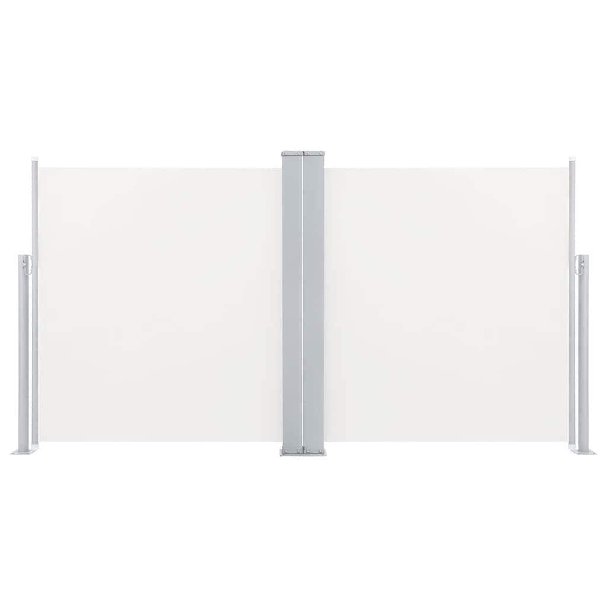 Voir la diapositive 3 : VIDAXL Auvent lateral retractable creme 100 x 600 cm