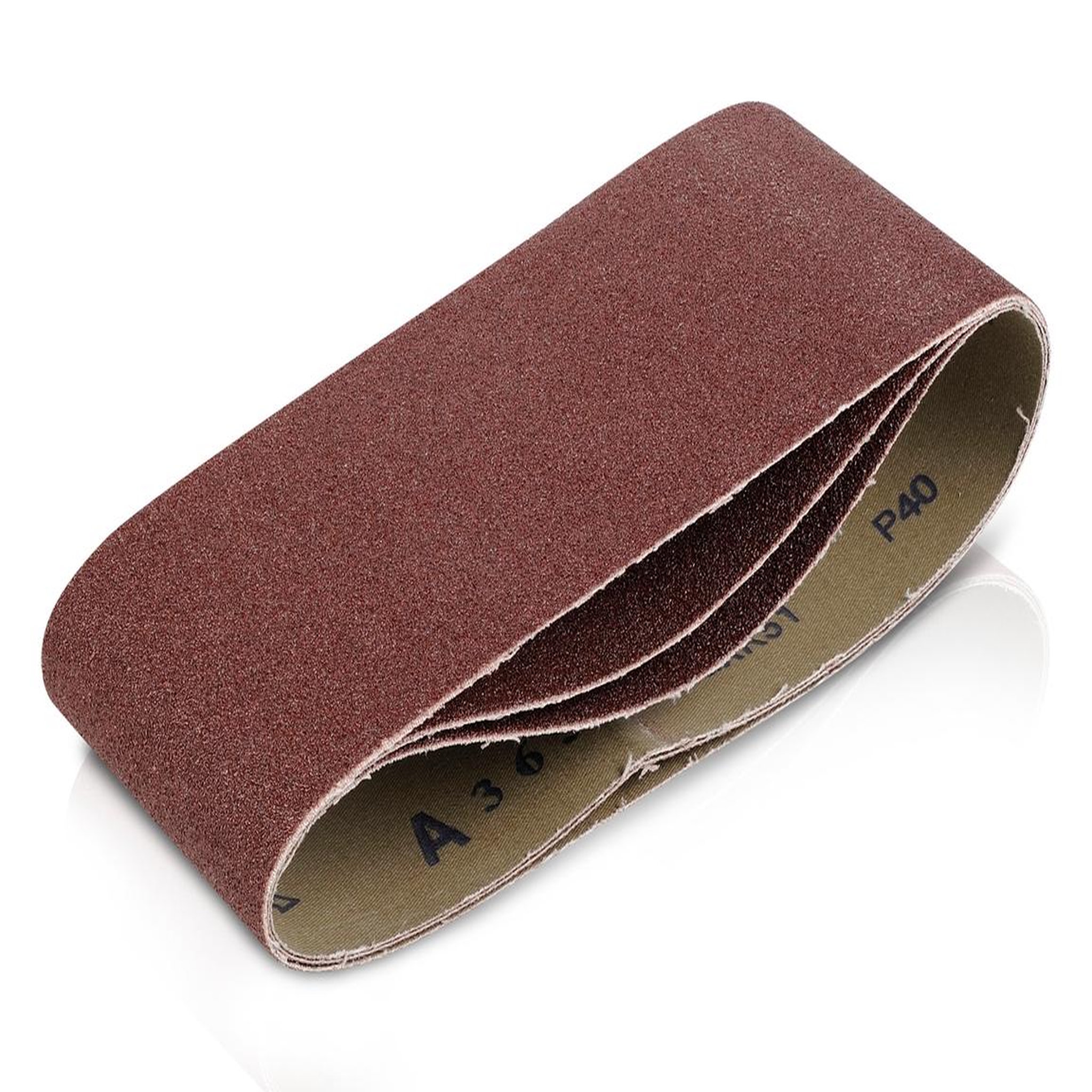 KREATOR Lot de 3 bandes de ponçage - grain 60 - 100 x 560 mm