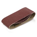 KREATOR Lot de 3 bandes de ponçage - grain 60 - 100 x 560 mm