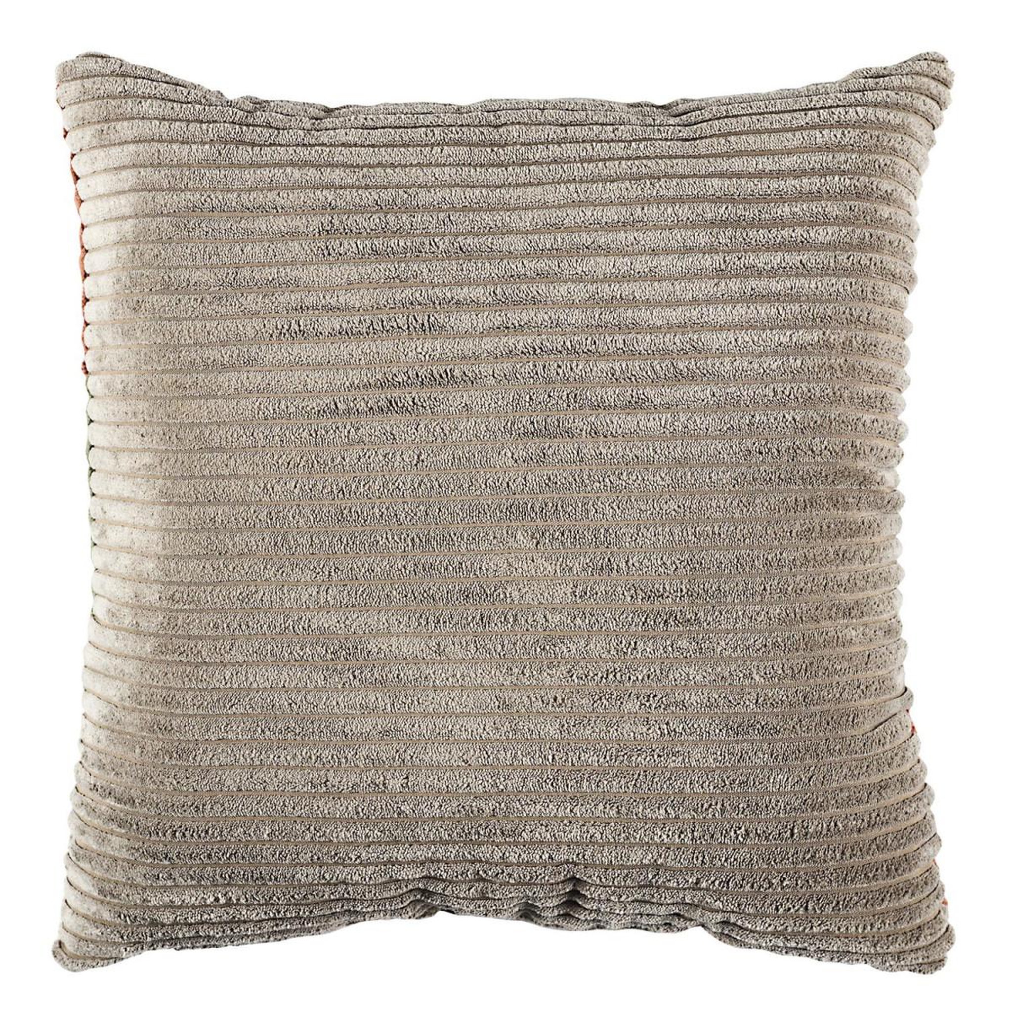 Voir la diapositive 2 : The Home Deco Factory Coussin déco côtelé  patchwork  40x40cm multicolore