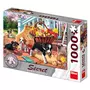DINO Puzzle secret 1000 pièces : Les chiots