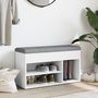 Voir la diapositive 3 : VIDAXL Banc a chaussures blanc 82x32x45,5 cm bois d'ingenierie