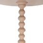 Voir la diapositive 3 : ATMOSPHERA Table d'Appoint Ronde  Alix  50cm Noisette