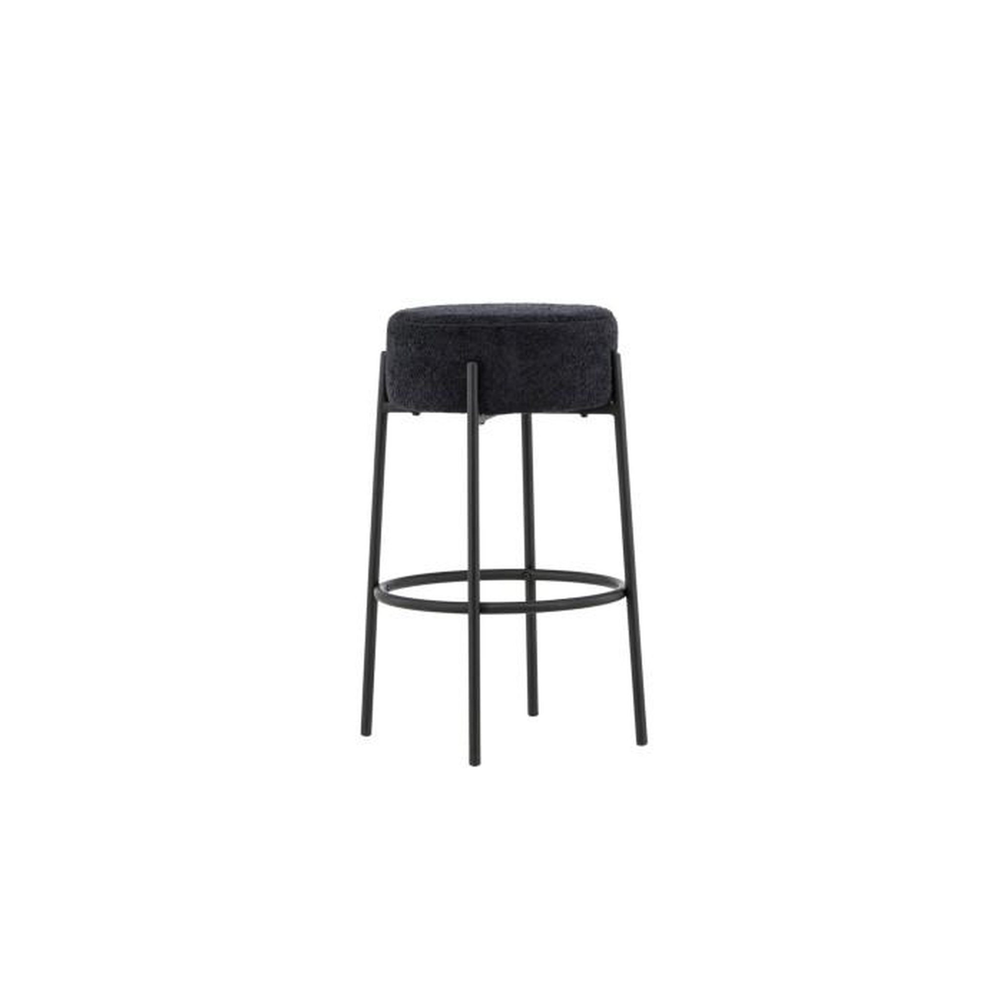 Voir la diapositive 4 : Paris Prix Tabouret de Bar Bouclette  Tucson  70cm Noir