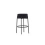 Voir la diapositive 4 : Paris Prix Tabouret de Bar Bouclette  Tucson  70cm Noir