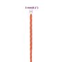 Voir la diapositive 6 : VIDAXL Corde de travail Orange 3 mm 500 m Polypropylene