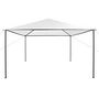 Voir la diapositive 2 : VIDAXL Tonnelle 4x4x3 m Blanc 180 g/m^2