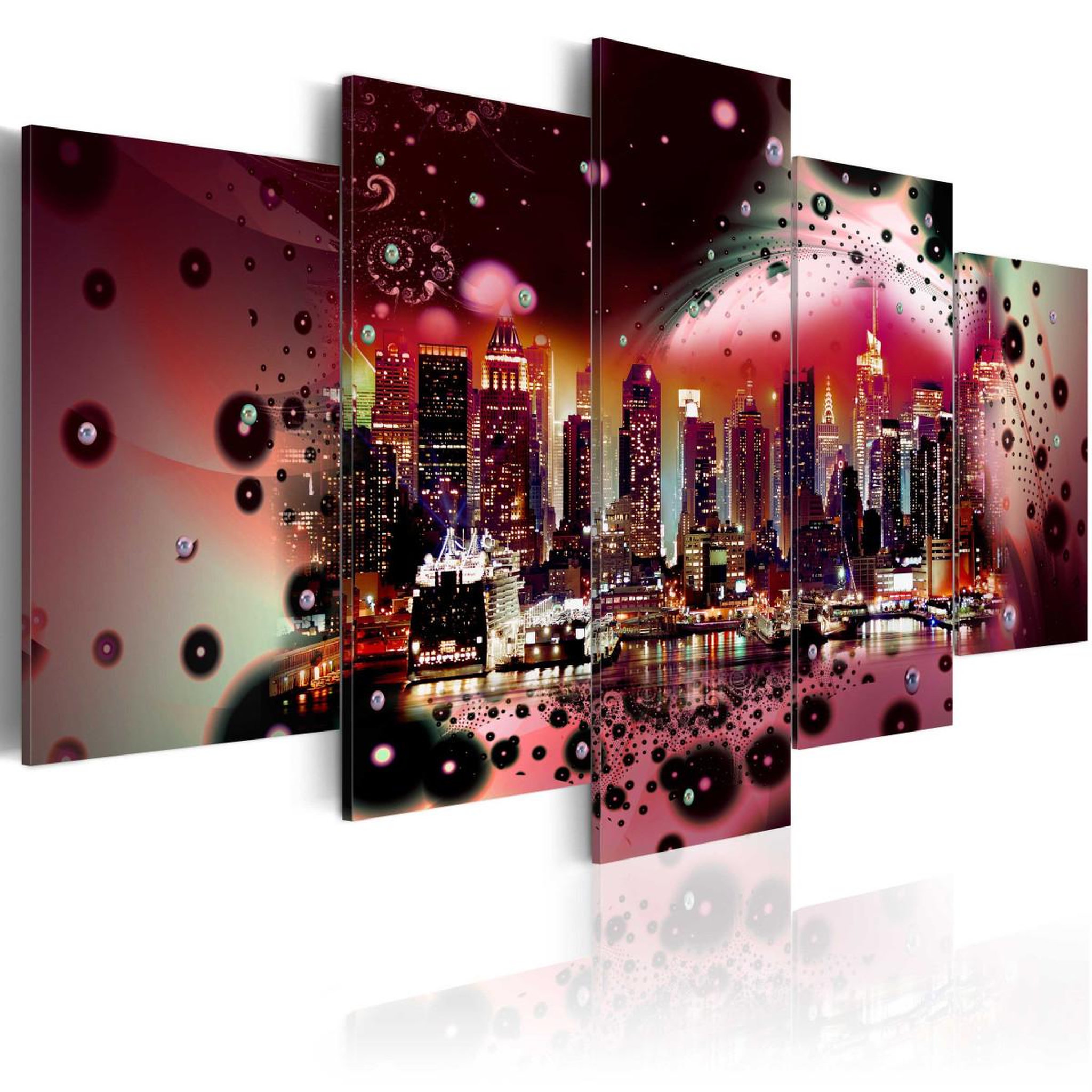 Paris Prix Tableau imprimé  couleurs de new york  50x100cm