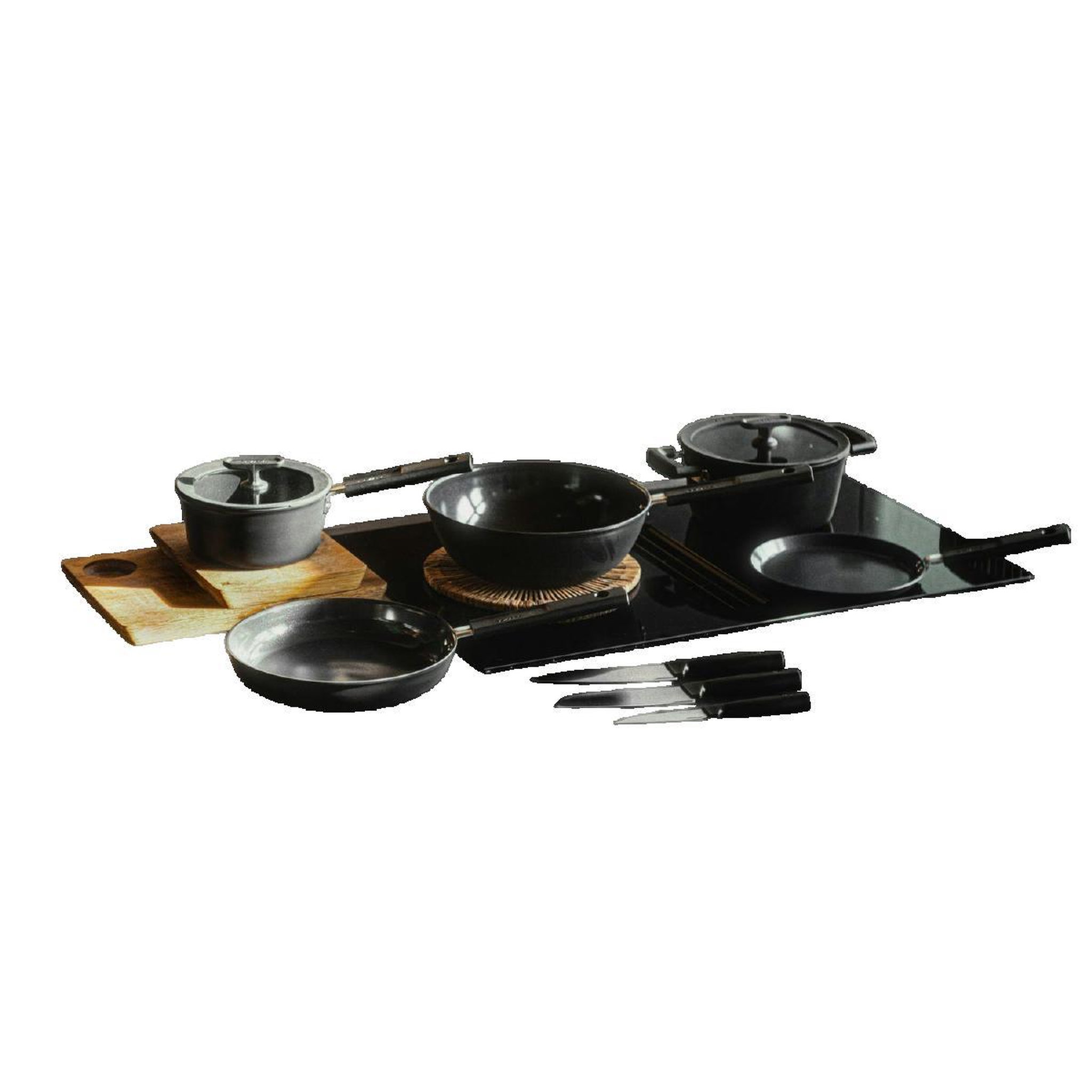 Voir la diapositive 2 : Fiskars Poêle Fiskars Hard Face 30 cm antiadhésive