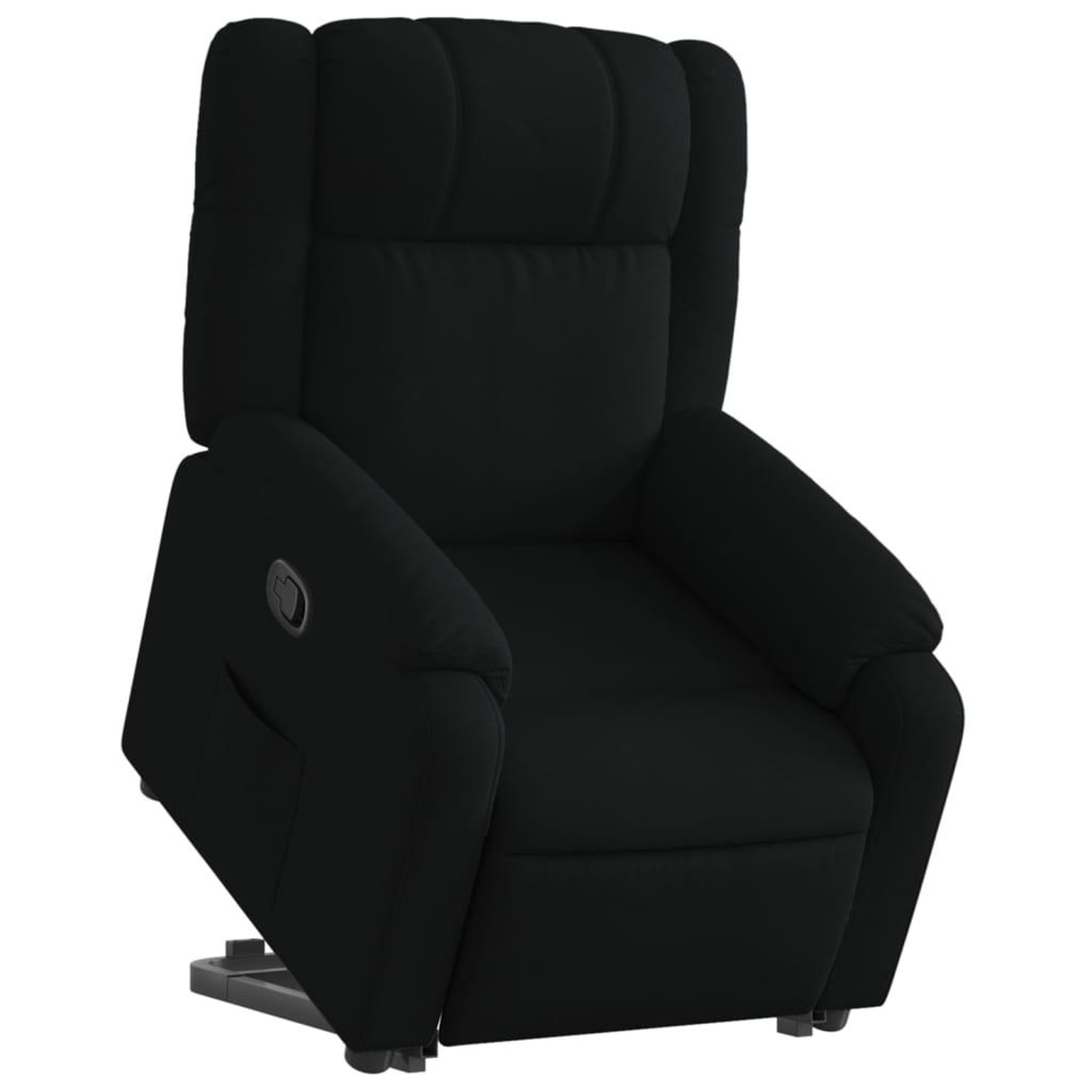 Voir la diapositive 3 : VIDAXL Fauteuil inclinable noir tissu