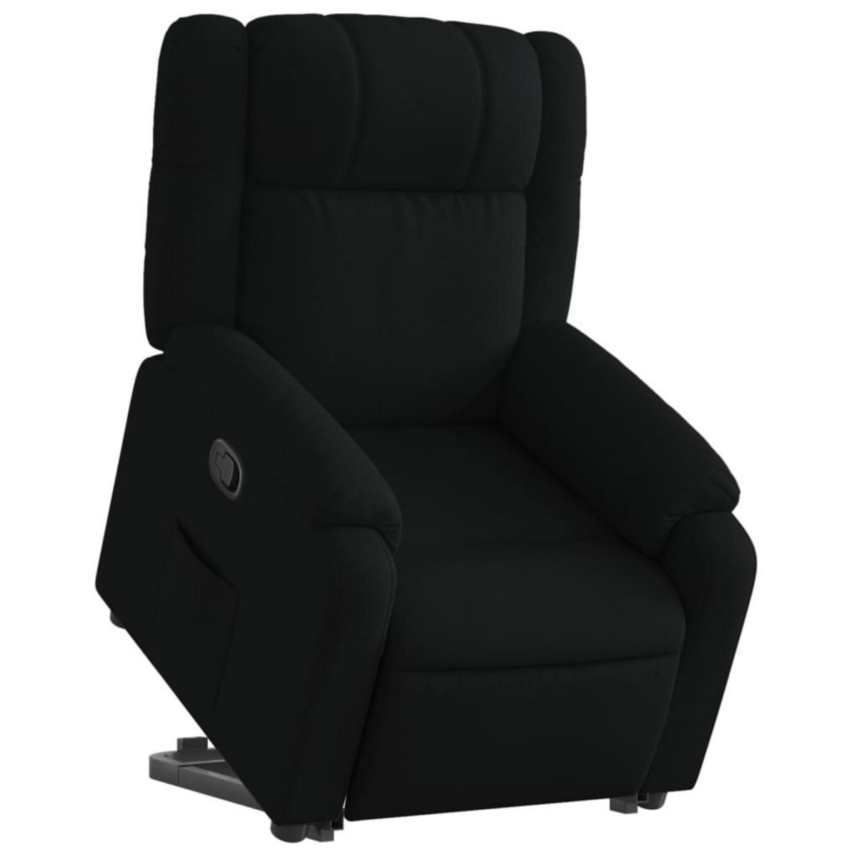 VIDAXL Fauteuil inclinable noir tissu