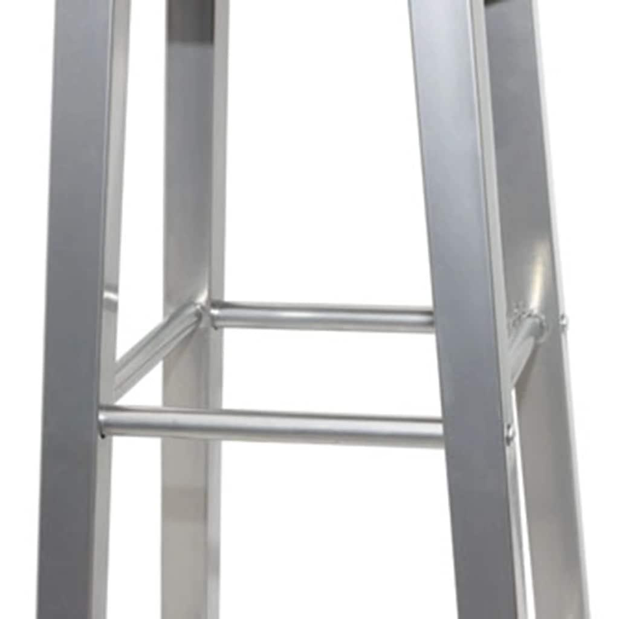 Voir la diapositive 4 : VIDAXL Tabourets de bar lot de 4 argente et marron mdf