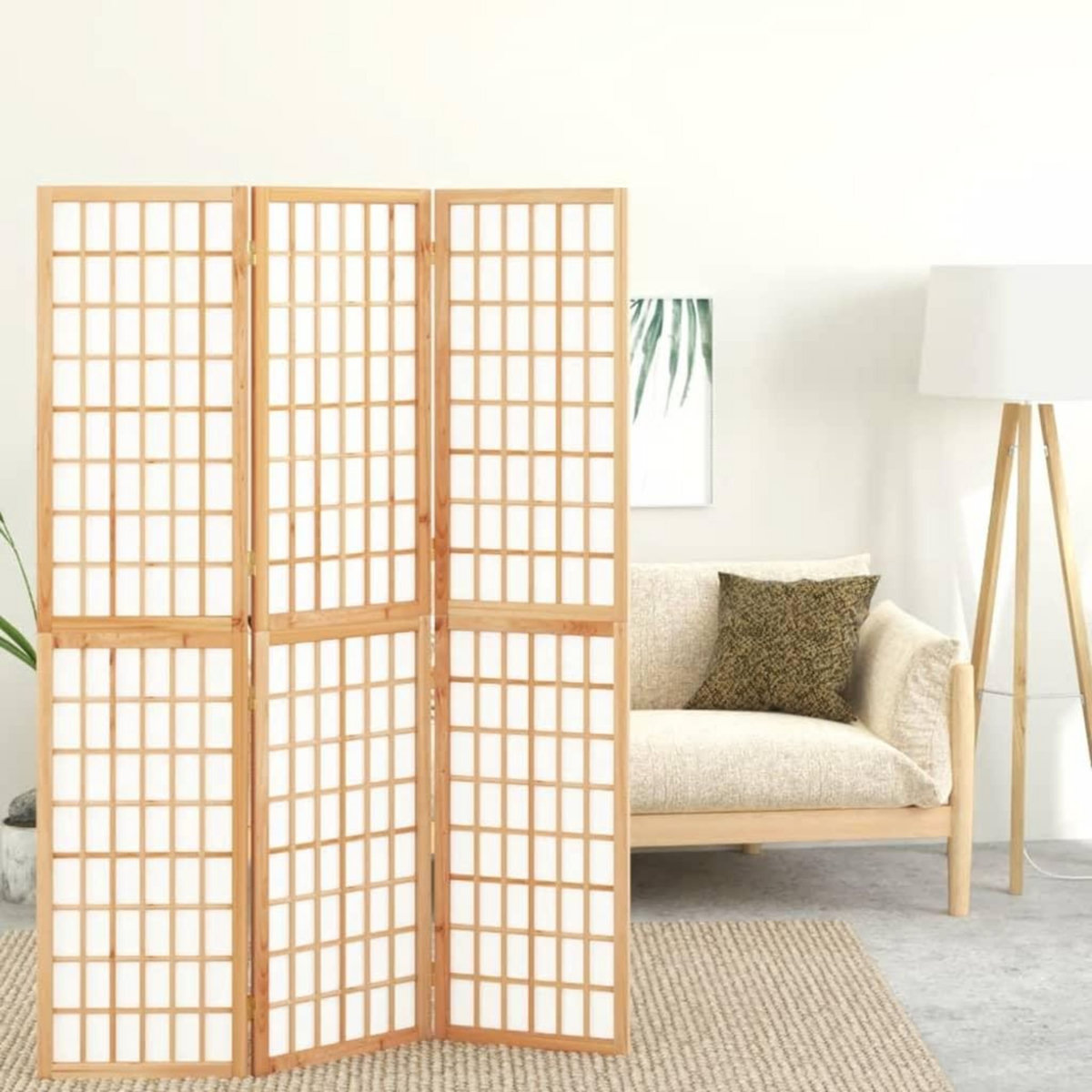 VIDAXL Cloison de separation pliable 3 panneaux 120x170 cm