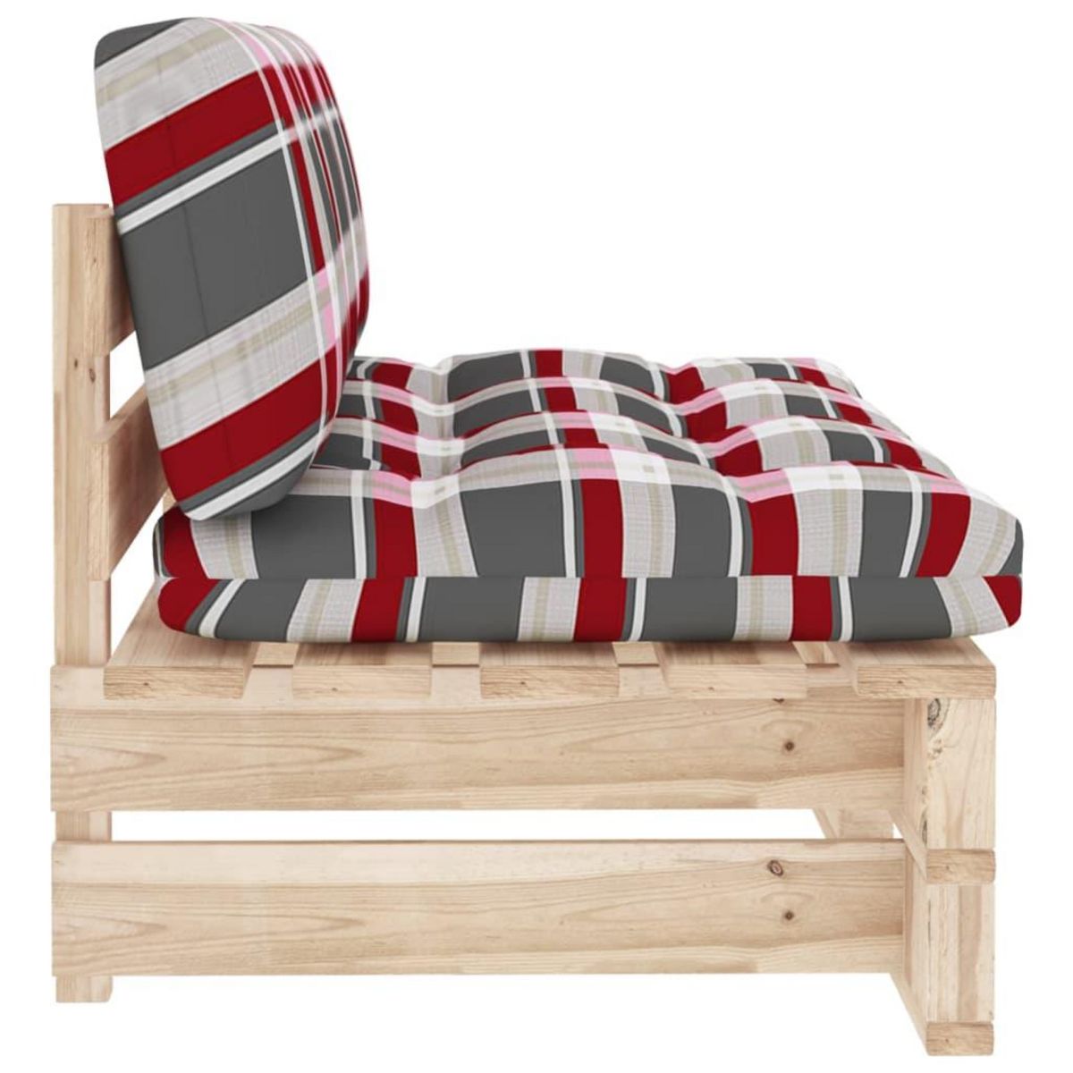 VIDAXL Canape central palette de jardin bois de pin impregne