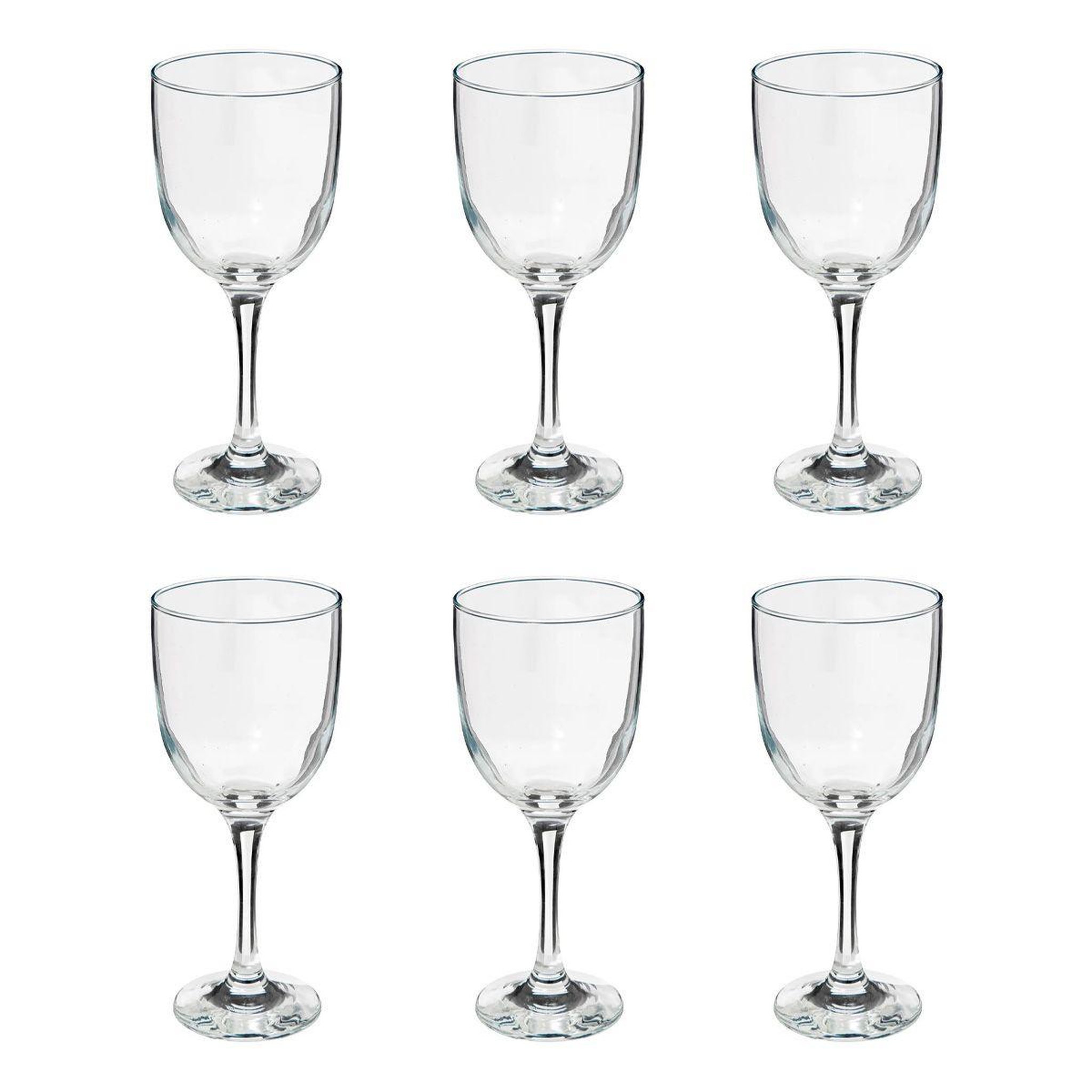 SECRET DE GOURMET Lot de 6 verres à eau  clara  36cl transparent