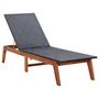 Voir la diapositive 1 : VIDAXL Chaise longue Resine tressee et bois d'acacia massif