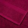 Voir la diapositive 6 : VIDAXL Serviettes d invité de qualité supérieure SOLUND 2 pcs bordeaux