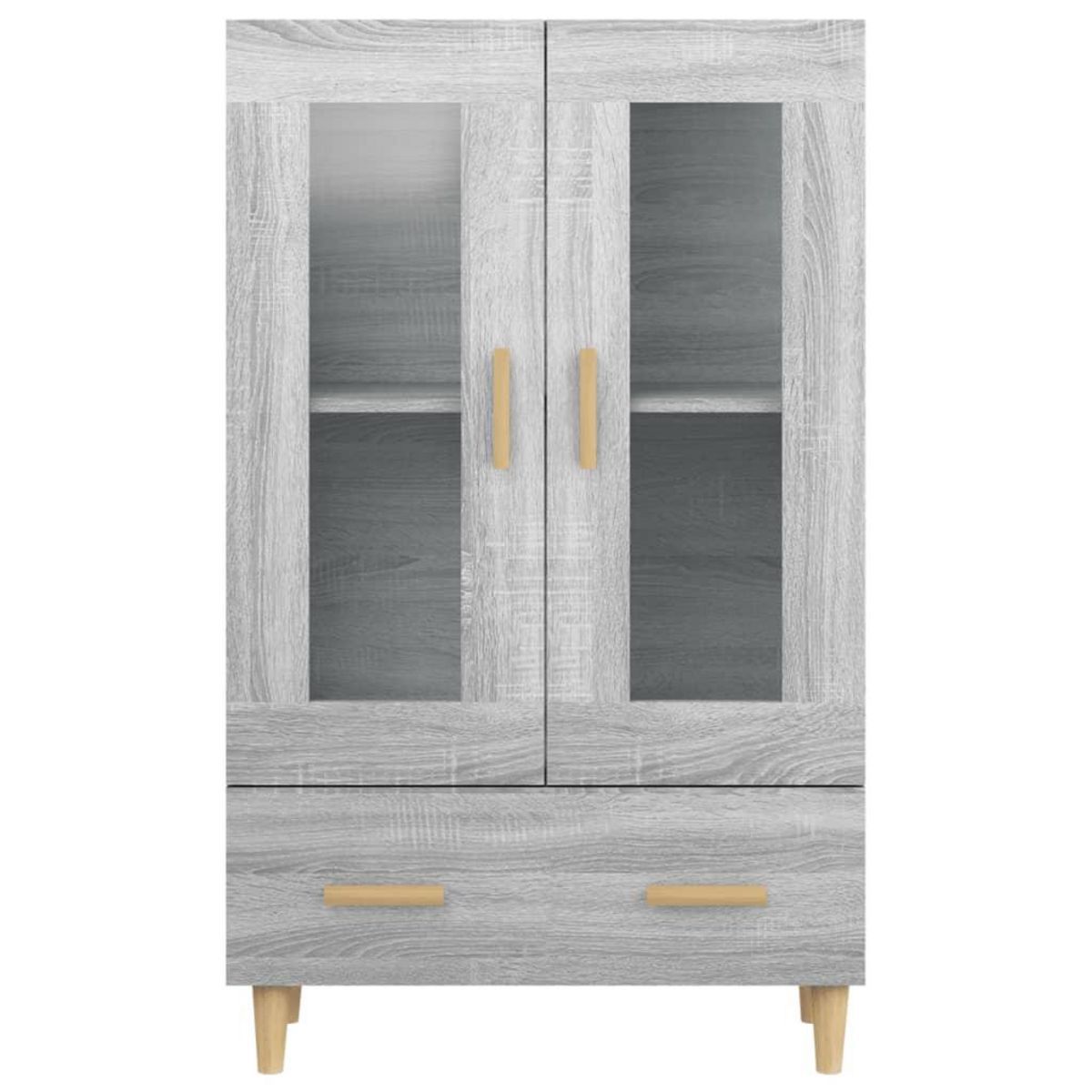 VIDAXL Buffet Sonoma gris 70x31x115 cm Bois d'ingenierie