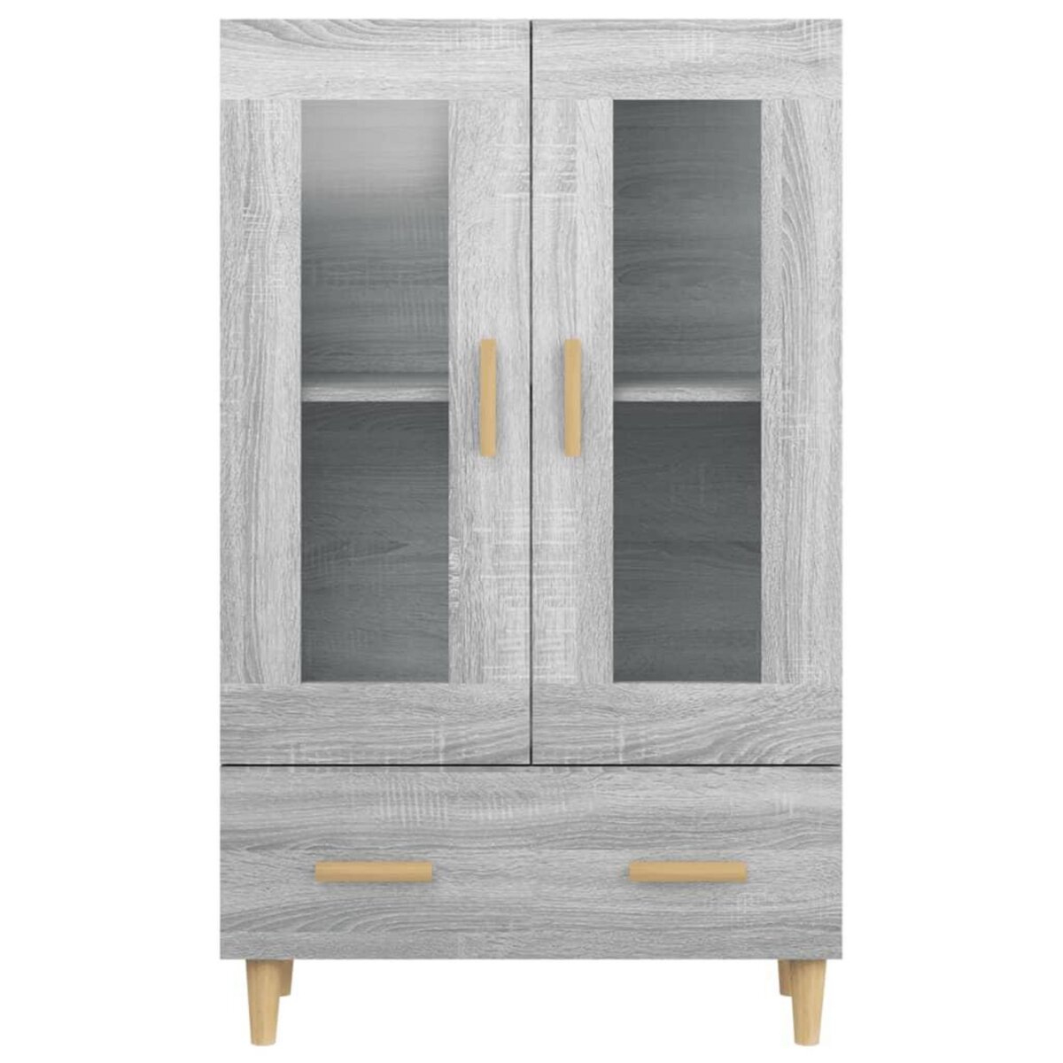 VIDAXL Buffet Sonoma gris 70x31x115 cm Bois d'ingenierie