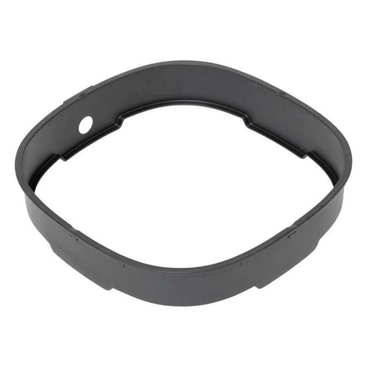 FIVE Poubelle de Cuisine Ouverture Pression  Inox  50L Noir