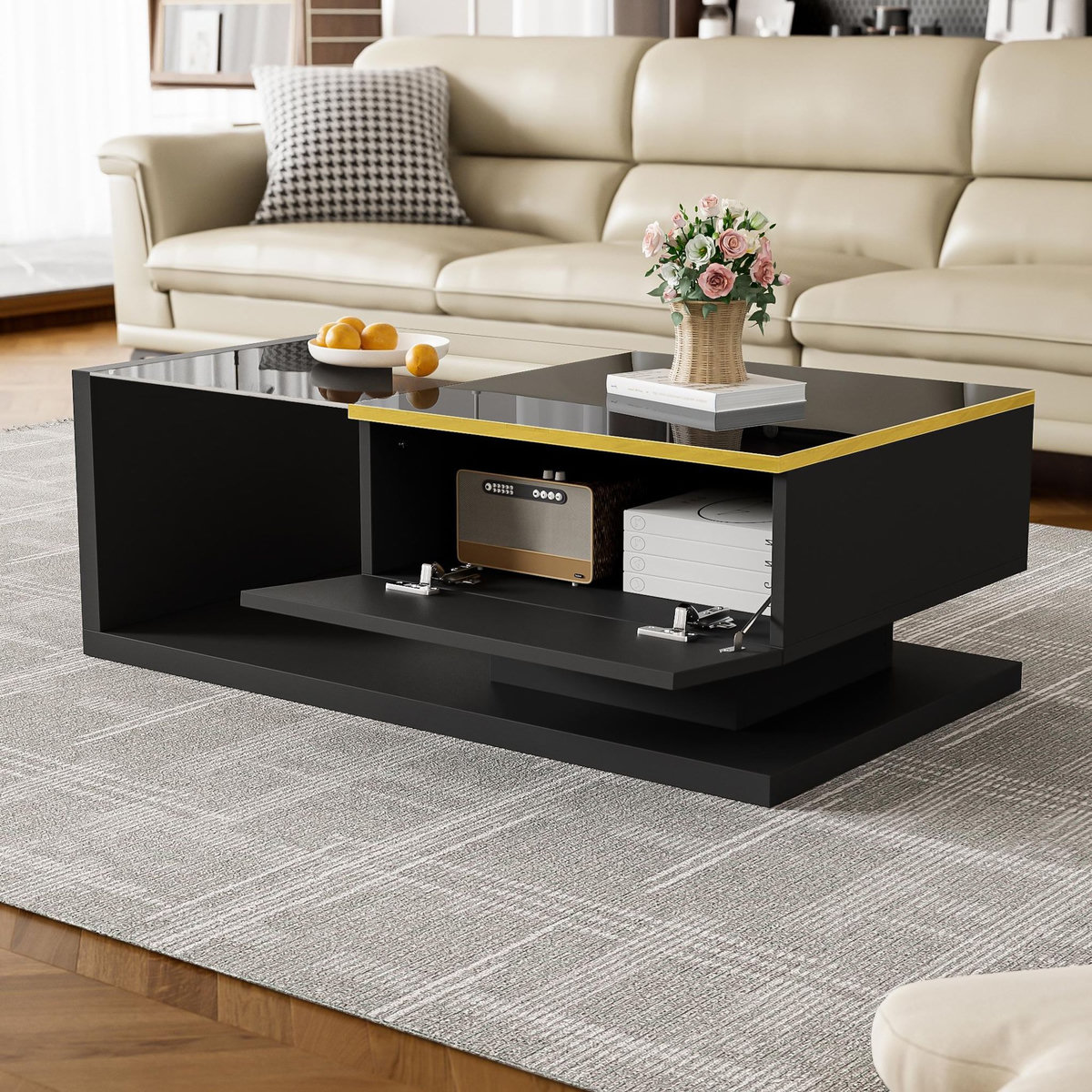 MERAX Table basse rectangulaire
