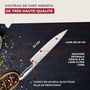 Voir la diapositive 3 : NIROSTA Couteau de chef 33 cm en inox Nirosta Star
