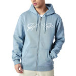 Project X Sweat Zippé Bleu Homme Project X Paris Broderie Origin. Coloris disponibles : Bleu