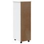 Voir la diapositive 6 : VIDAXL Armoire roulante avec tiroirs MOSS blanc bois de pin solide
