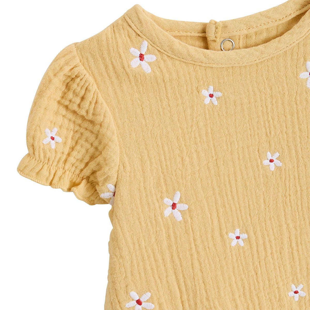 Petit Béguin Barboteuse bébé en gaze de coton Camila