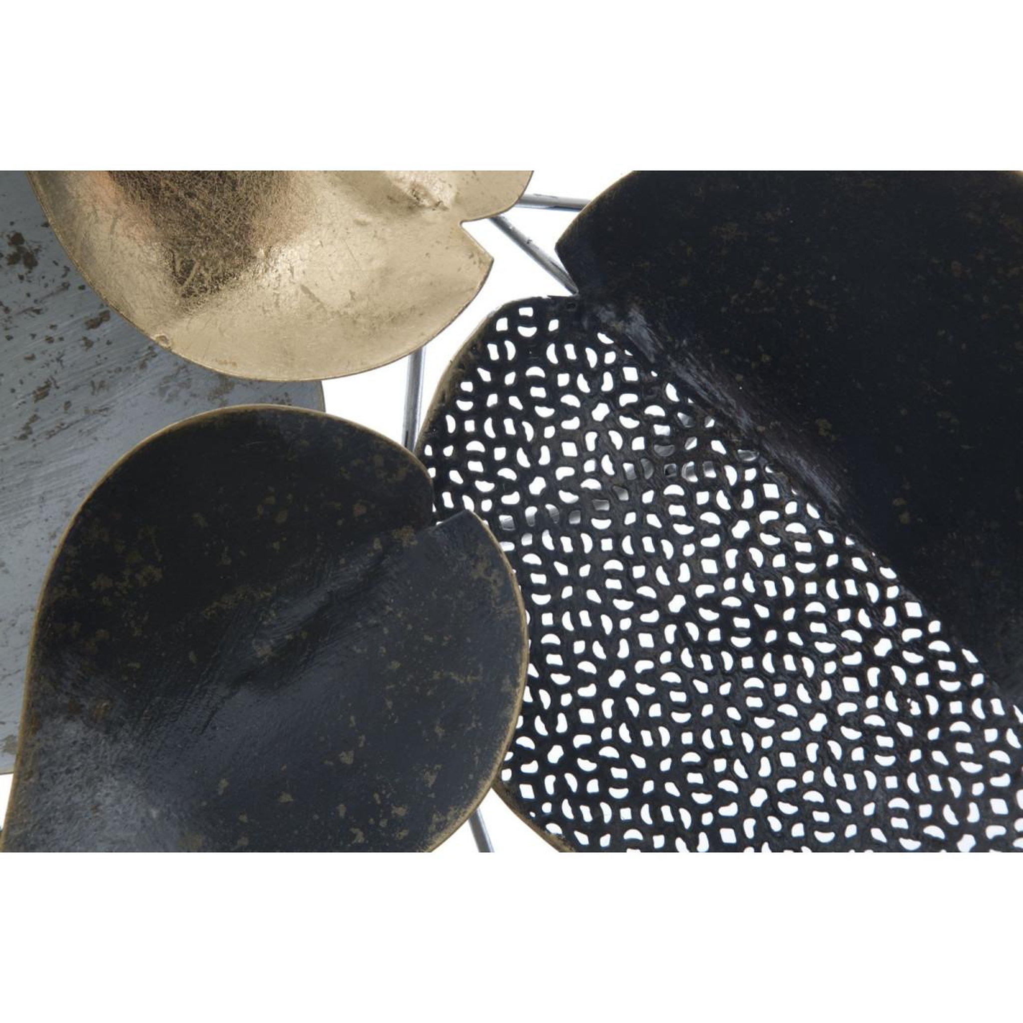 Voir la diapositive 5 : Paris Prix Décoration murale en métal  demi-feuille  62cm multicolore