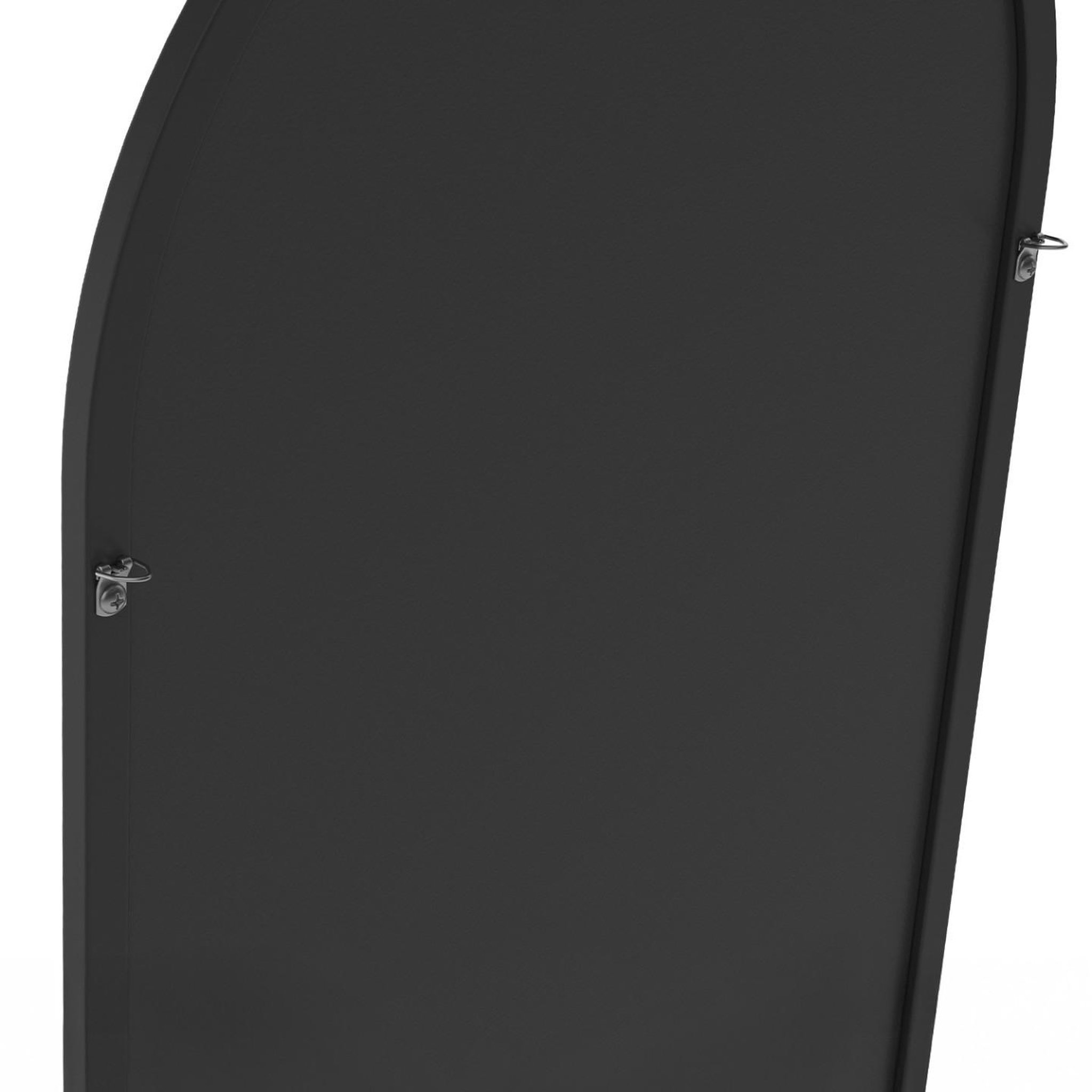 Voir la diapositive 6 : ID MARKET Miroir sur pied contour noir 160 x 40 cm