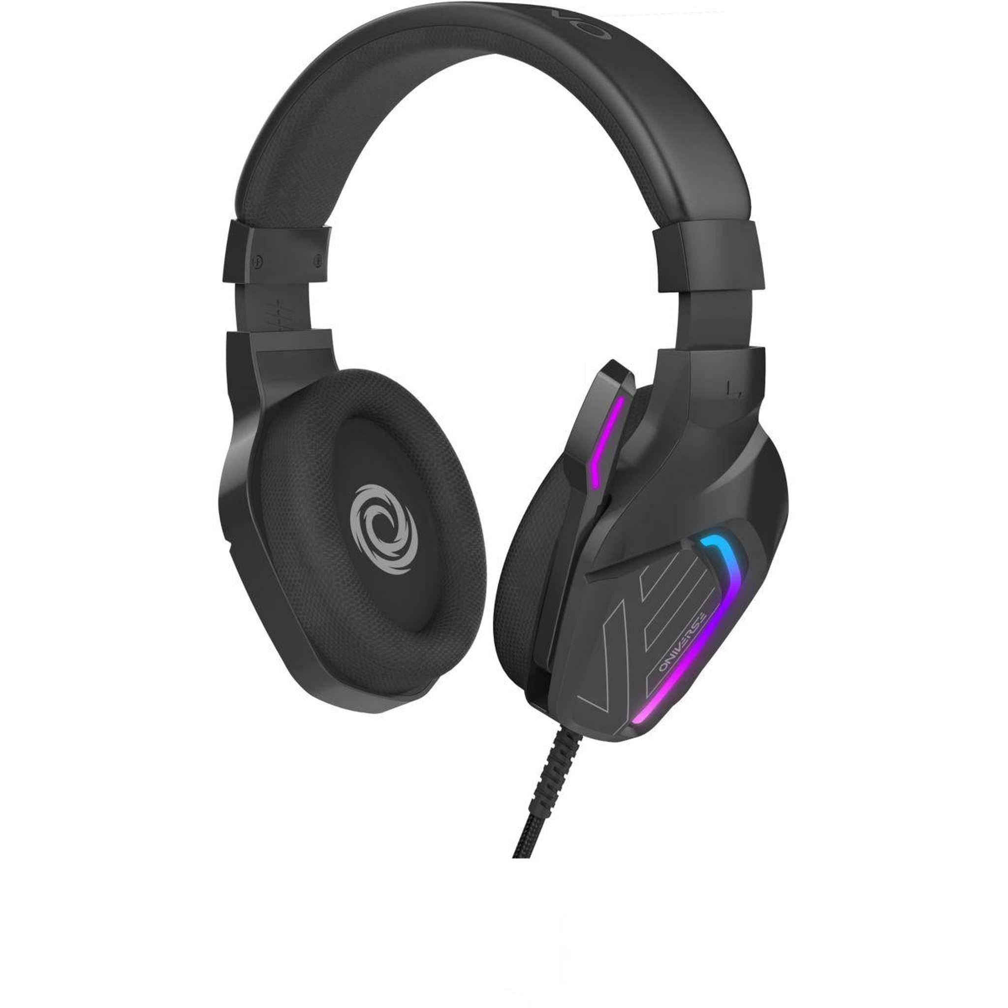 Voir la diapositive 5 : ONIVERSE Casque gamer Meteor Carbon Black