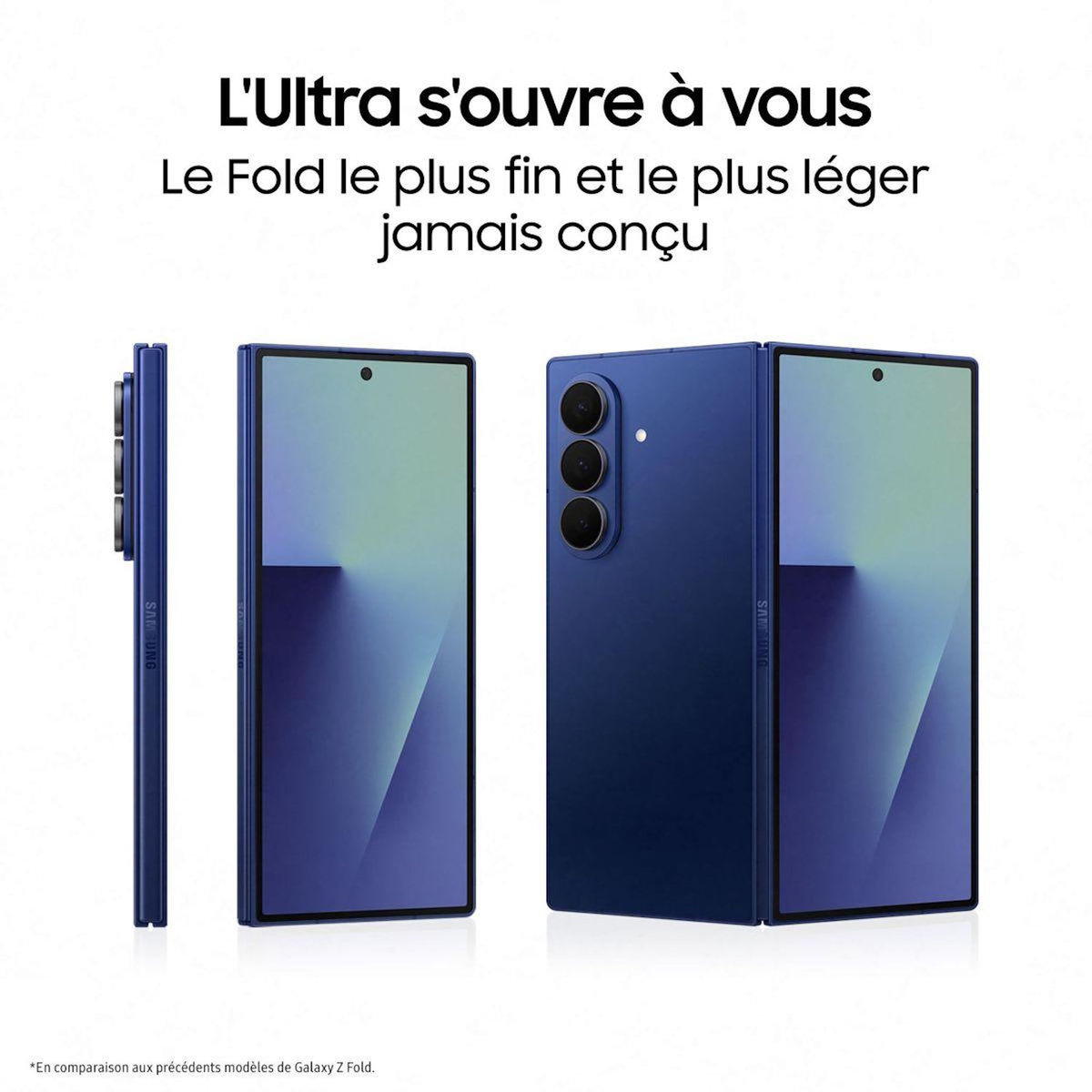 Samsung Smartphone Galaxy Z Fold7 Noir Absolu 1To