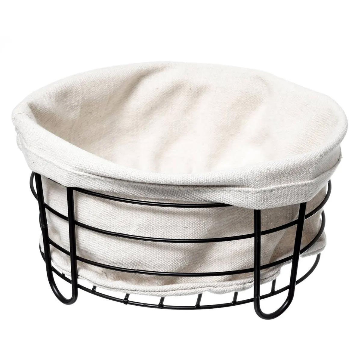 FIVE Panier Multi-Usage en Métal  Bistrot  21cm Blanc
