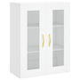 Voir la diapositive 2 : VIDAXL Armoire murale blanc 69,5x34x90 cm