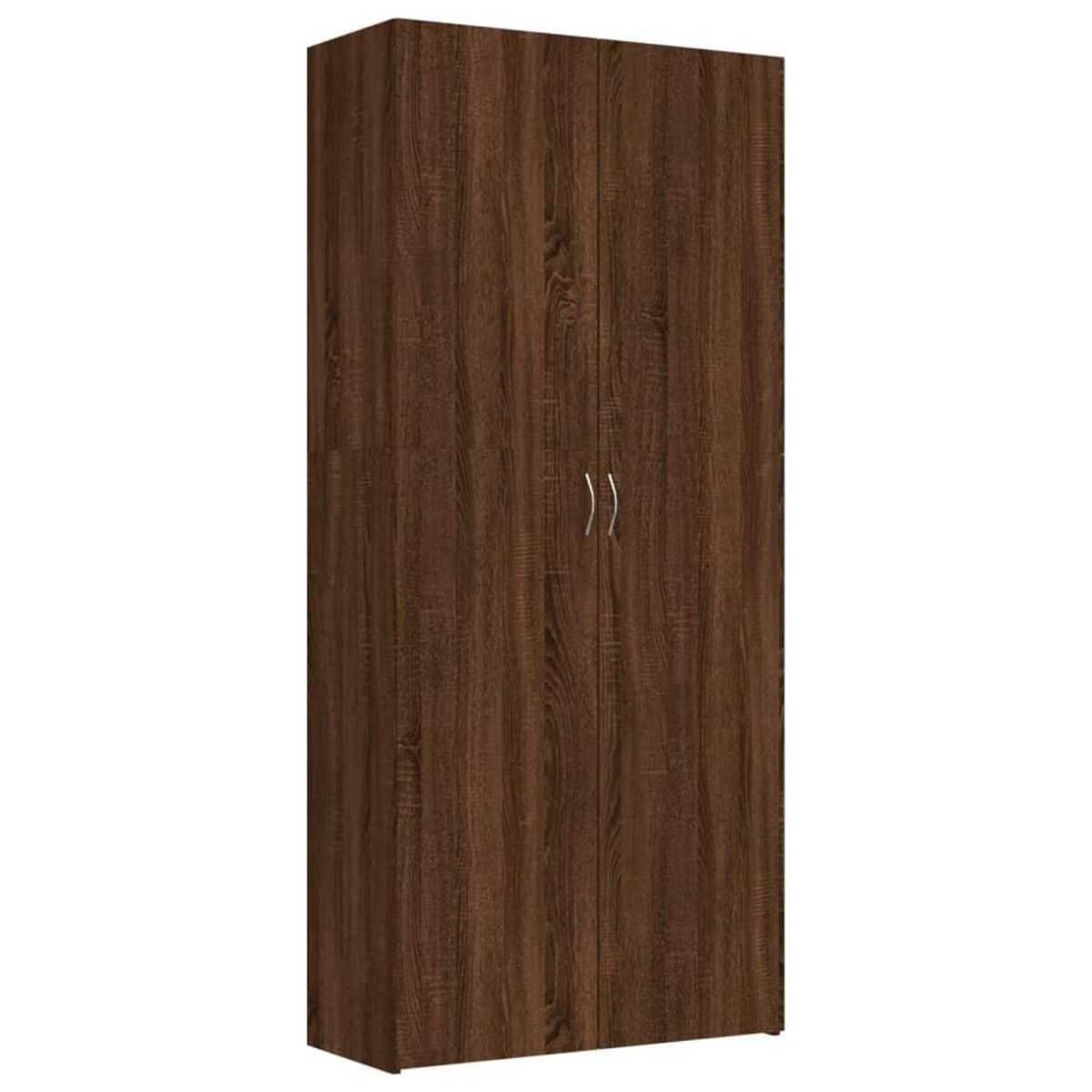 VIDAXL Armoire a chaussures Chene marron 80x35,5x180cm Bois ingenierie
