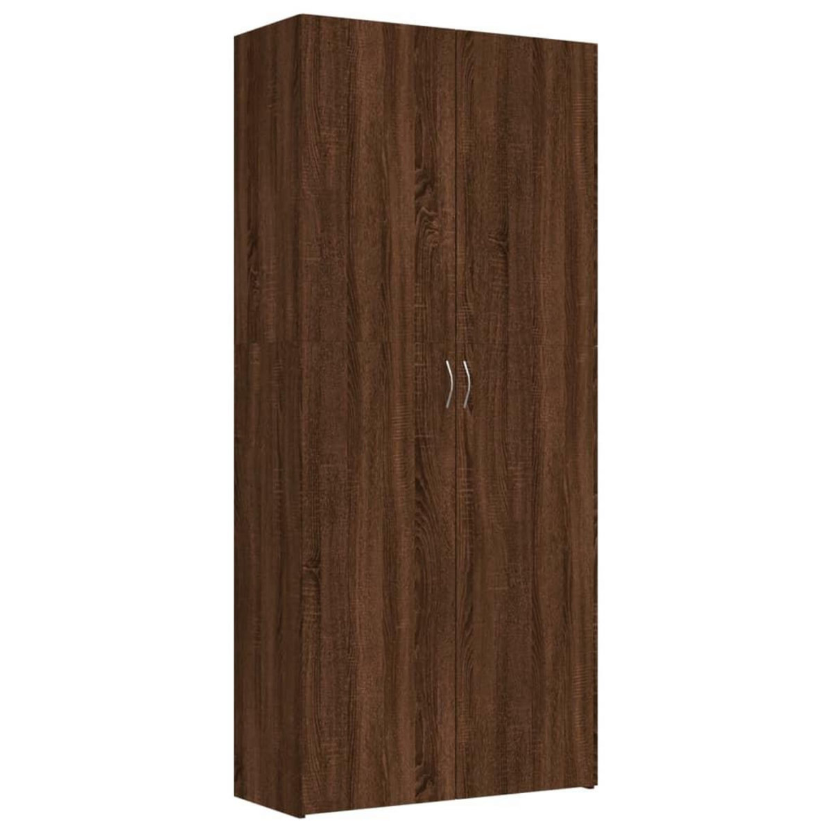 VIDAXL Armoire a chaussures Chene marron 80x35,5x180cm Bois ingenierie