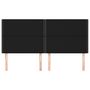 Voir la diapositive 3 : VIDAXL Tetes de lit 4 pcs Noir 90x5x78/88 cm Tissu
