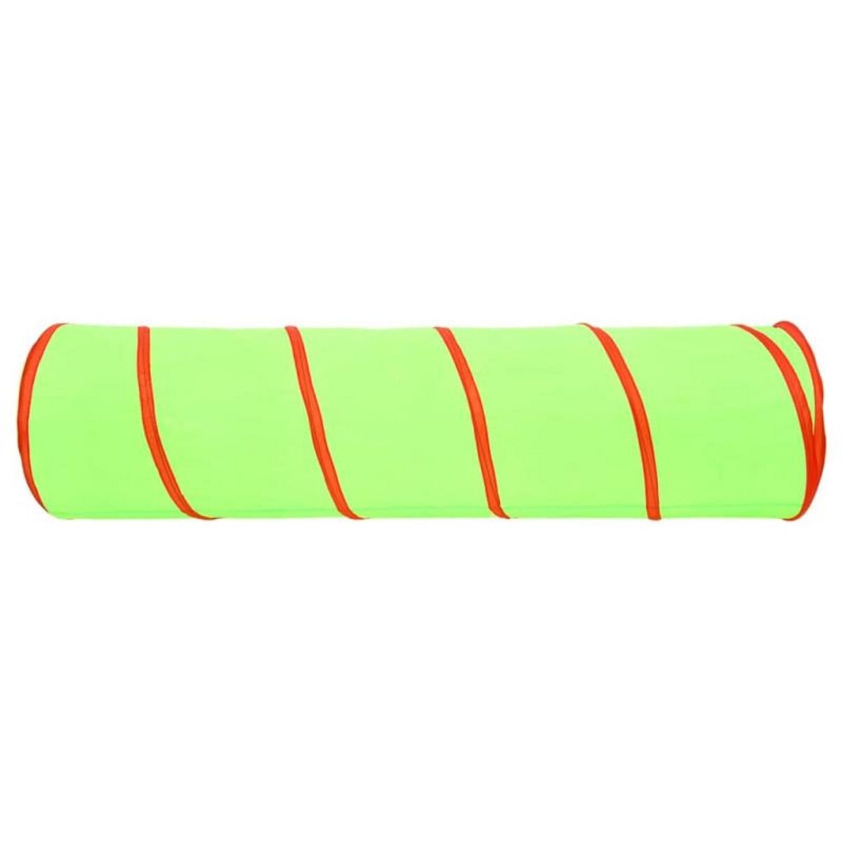 VIDAXL Tunnel de jeu pour enfants avec 250 balles Vert 175cm Polyester