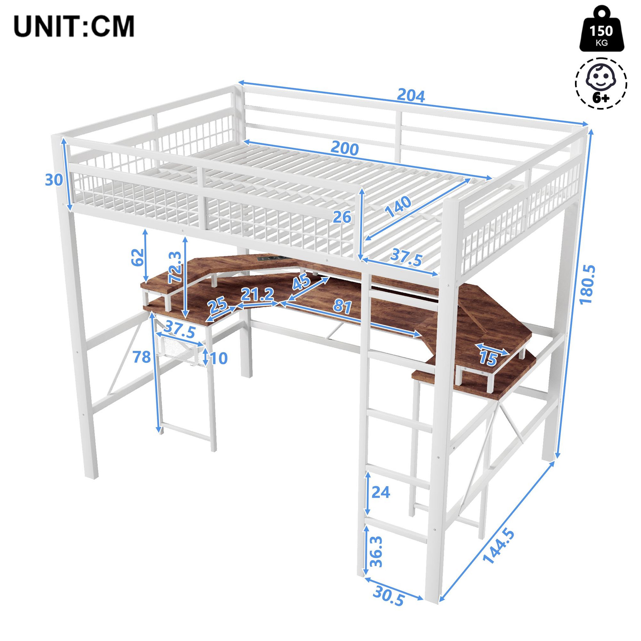 Voir la diapositive 3 : MERAX Lit mezzanine