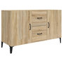 Voir la diapositive 2 : VIDAXL Buffet chene sonoma 100x36x60 cm bois d'ingenierie