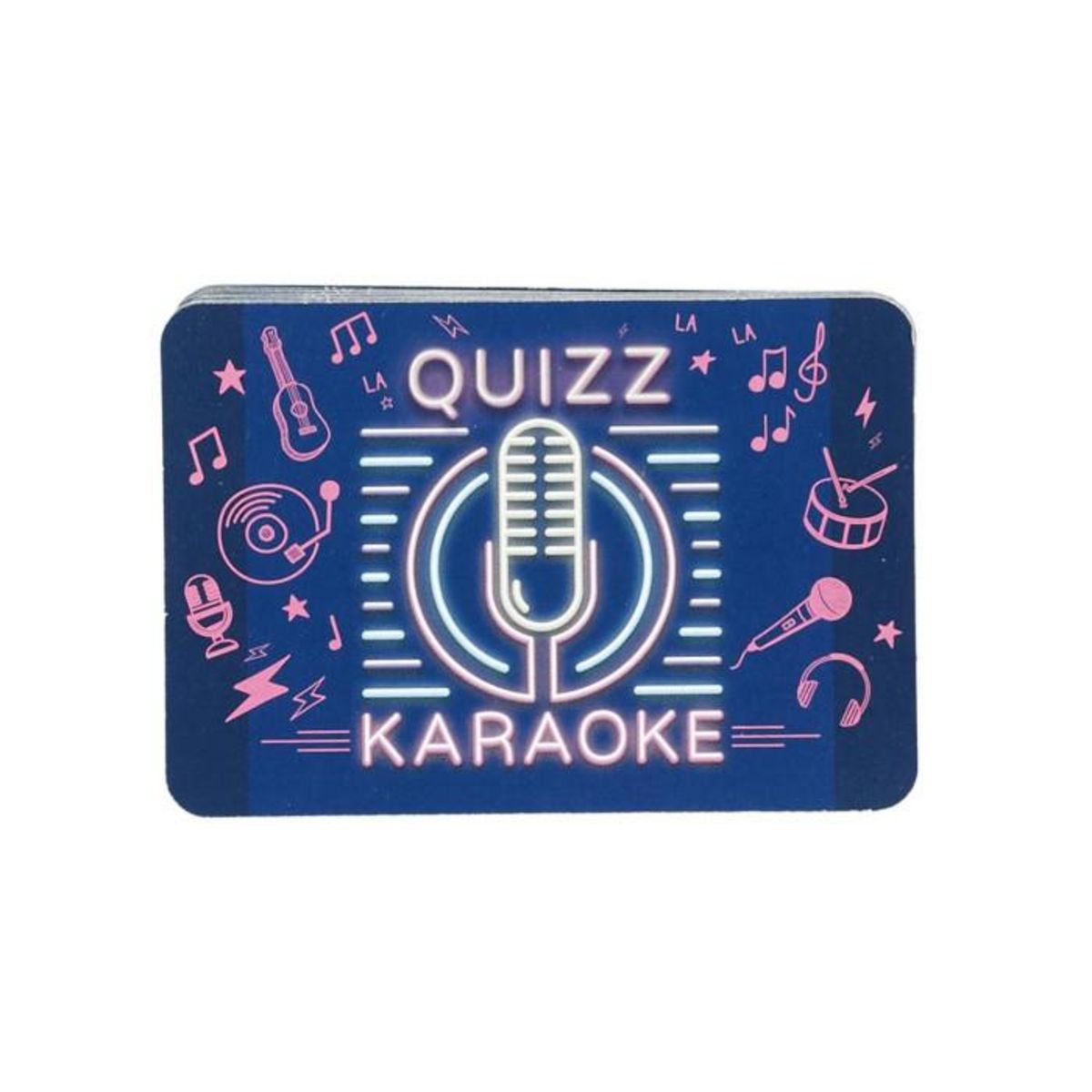 Paris Prix Jeu de 60 Cartes  Quizz Karaoké  9cm Bleu