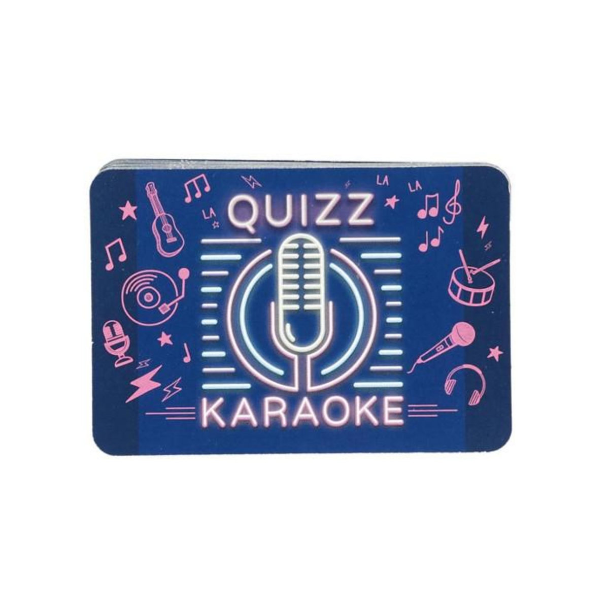 Paris Prix Jeu de 60 Cartes  Quizz Karaoké  9cm Bleu