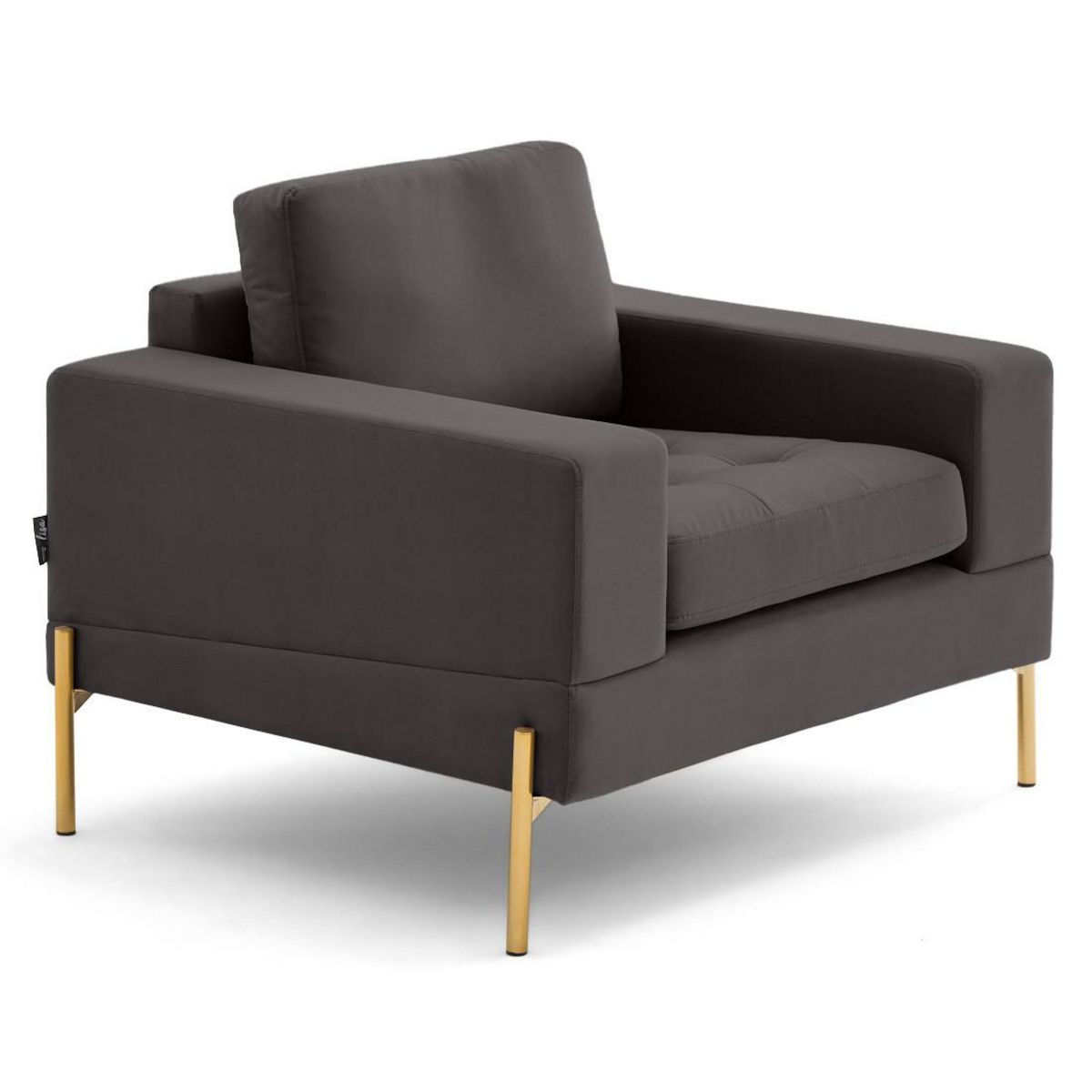 LISA DESIGN Isaure - fauteuil en velours