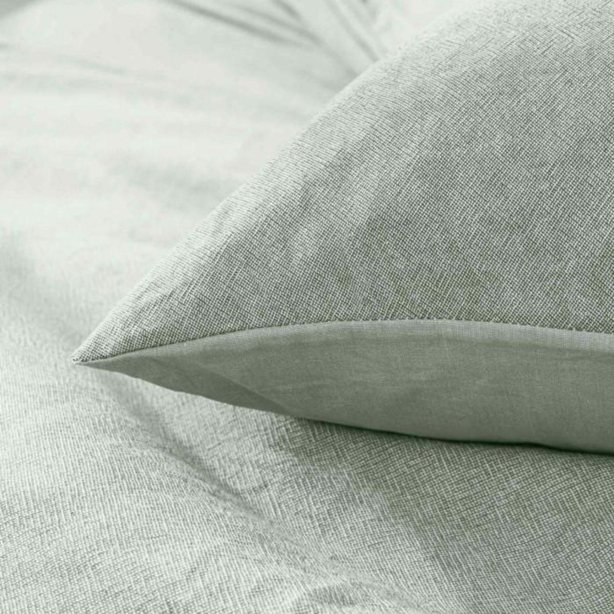 Paris Prix Parure de Lit 3 Pièces  Meline  240x220cm Sauge