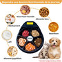 Voir la diapositive 5 : Mangeoire Automatique pour Chats, 1-4 Jours fraîcheur, 5 Compartiments pour 330 g de Nourriture pour Animaux, Assiette de qualité supérieure, Lavable, pour Chats et Chiens.
