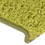 Voir la diapositive 5 : VIDAXL Tapis d'escalier 15 pcs 65x21x4 cm Vert