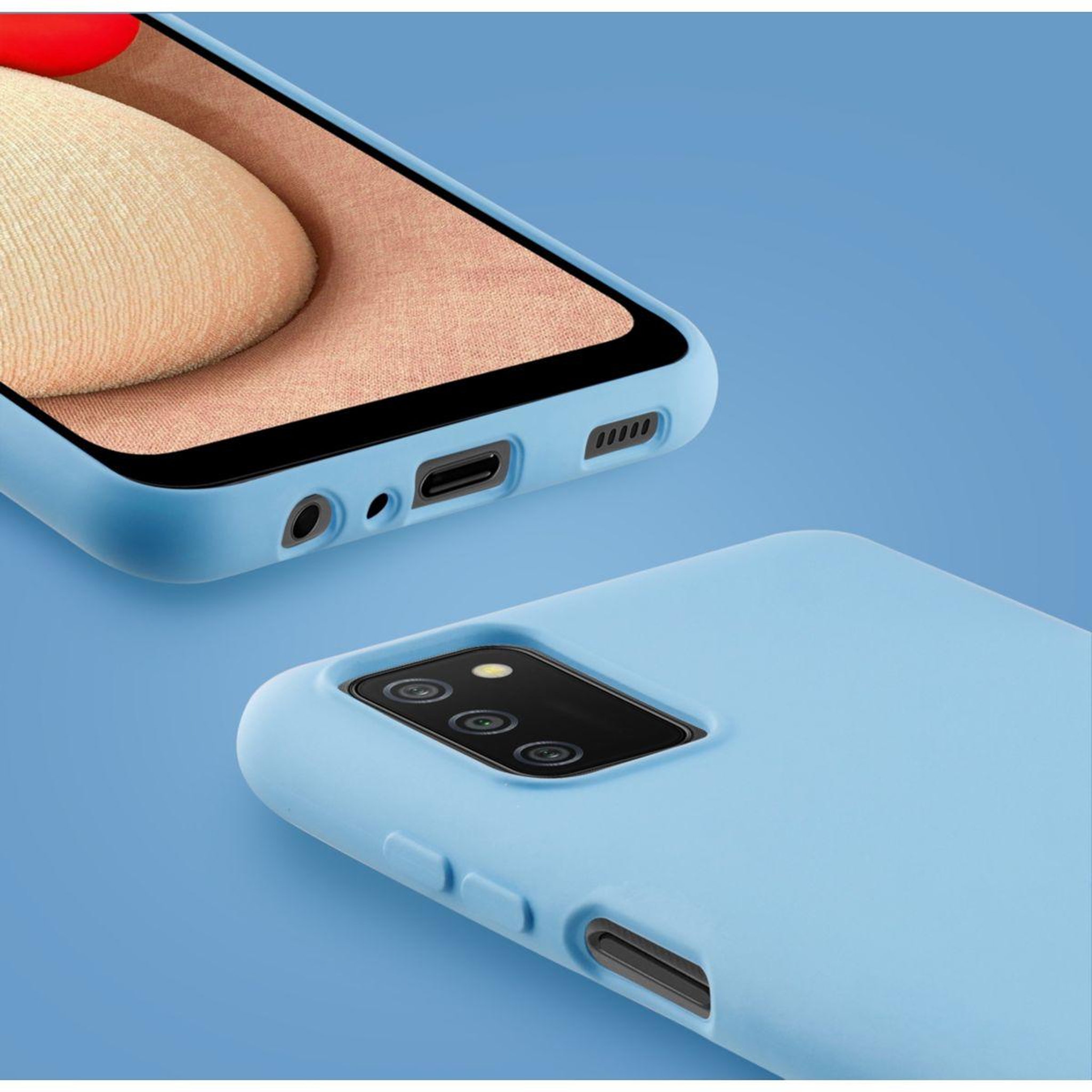 Voir la diapositive 4 : ADEQWAT Coque Samsung A03s bleu - Solidaire