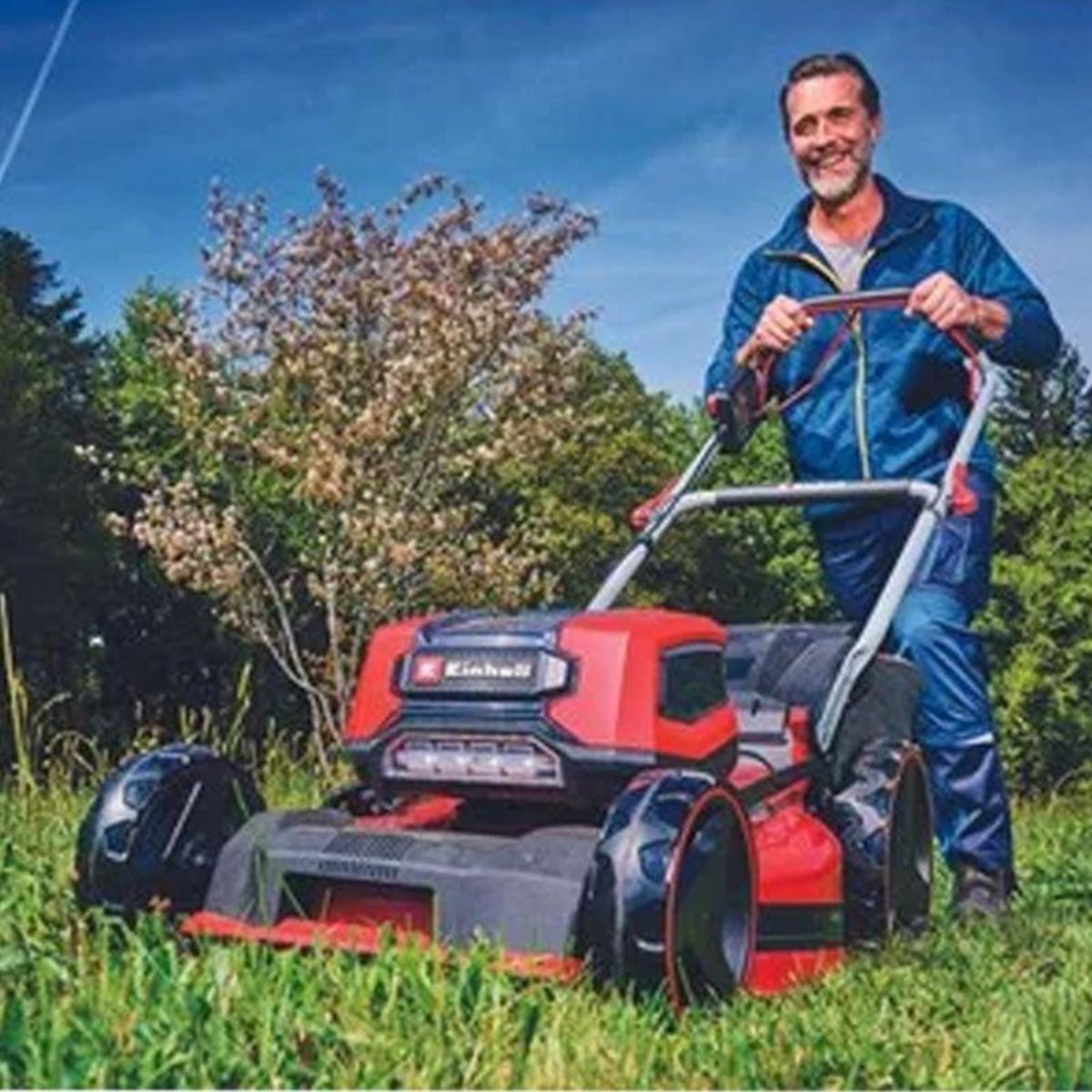 Einhell Tondeuse à gazon sans fil GP-CM 36/47 S Li BL (4x4,0Ah)
