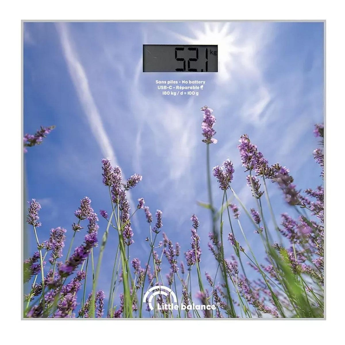 LITTLE BALANCE Pèse-personne électronique 180kg/100g - 8842